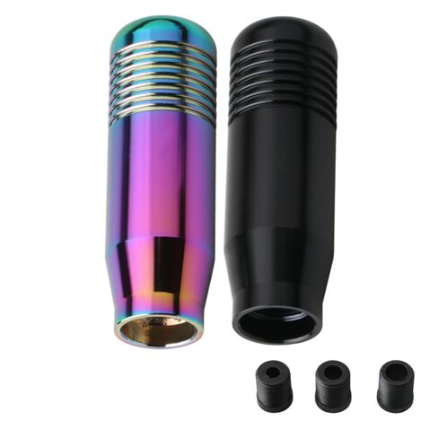 2 Pcs (Neon&Black Color) Gear Shifter Knobs and Adapter Replacement for Logitech G29 G920 G923 G27 Driving Force Stick - Aluminum Weighted Shift Knob - Gear Shifting Lever Handle in Kuwait