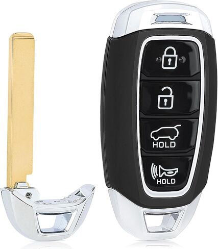 Keyecu استبدال الذكية مفتاح السيارة عن بعد فوب لشركة هيونداي سانتا في 2019 2020 TQ8-FOB-4F19 95440-S2000 434MHz ID47 رقاقة 4 أزرار in Kuwait