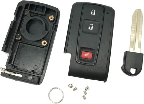 الذكية عن بعد استبدال مفتاح فوب غطاء حالة صالح ل 2004 2005 2006 2007 2008 2009 تويوتا بريوس دخول بدون مفتاح مفتاح فوب شل (2 قطعة) in Kuwait