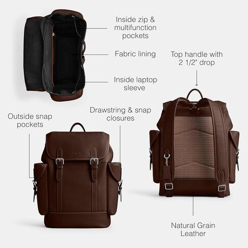 COACH Hitch Backpack in Horse and Carriage, Truffle in Saudi Arabia