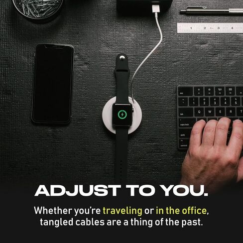 FUSE Watch Winder - Compatible with Apple Watch Charger - Adjustable and Low Profile Perfect for On-The-Go or at Home Use in Kuwait