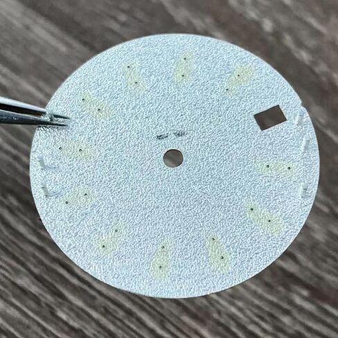 31mm Black Dial + C3 Green Luminous Pointers,Modified SKX007 Watch Accessory for NH35/NH36 Automatic Movement in Saudi Arabia