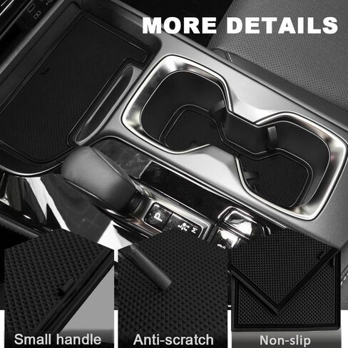 Cup Holder Insert Liners for Lexus NX 2022-2026 Accessories Center Console Liner Mats for Lexus NX 250/350/350h/450h+/Hybrid 2026 Accessories Door Pocket Mats 16-PCS/Set (Black) in Saudi Arabia