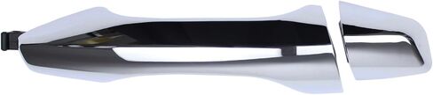 ApplianPar Rear Passenger Side Exterior Door Handle Chrome for Hyundai Santa Fe Sport 2013-2018 in Saudi Arabia