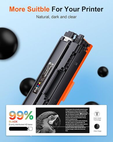 Compatible HP 218A Toner Cartridges 4 Pack with Chip 3301fdw 3301 Compatible for HP 218A 218 218X Toner for HP Color LaserJet pro MFP 3301fdw 3301sdw 3301cdw 3201dw Printer W2180A W2180X High Yield (B in Kuwait