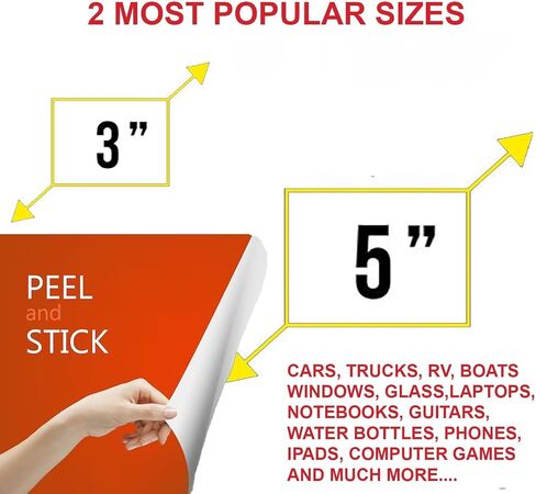 2 (Pieces) 3" and 5" Patriots Helmet Sticker, Waterproof Vinyl Decals for Many Purpose Like Cars, Trucks, Laptops, Phones, Windows and More in Kuwait