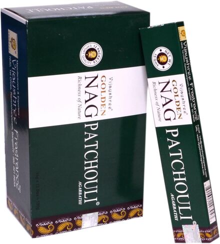 Vijayshree Nag Patchouli Incense - Incense Stick 12 Box Pack 180 Agarbatti Sticks Incense in Saudi Arabia