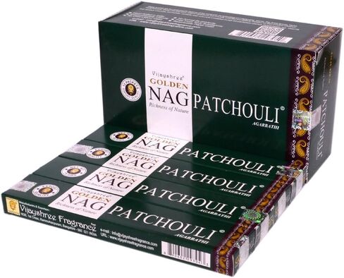 Vijayshree Nag Patchouli Incense - Incense Stick 12 Box Pack 180 Agarbatti Sticks Incense in Saudi Arabia