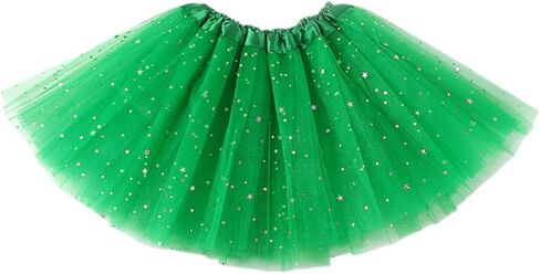 مجموعة أزياء عيد القديس باتريك مكونة من 5 قطع مع تنورة توتو على شكل نجمة ترتر خضراء، وقفازات مخططة لتدفئة الذراع، وجوارب عالية، وعصابة رأس على شكل ربطة عنق خضراء، وقلادة شامروك لإكسسوارات الحفلات النسائية in Kuwait