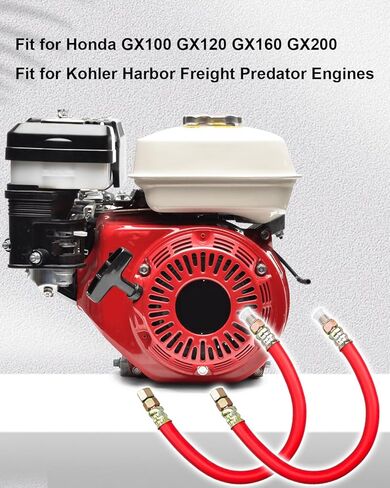 Drain Oil Changing Hose Replace HON1010 Compatible with Kohler and Harbor Freight Predator Engines Honda GX100 GX120 GX160 GX200, 2 Pcs 10mm Oil Drain Hose in Saudi Arabia