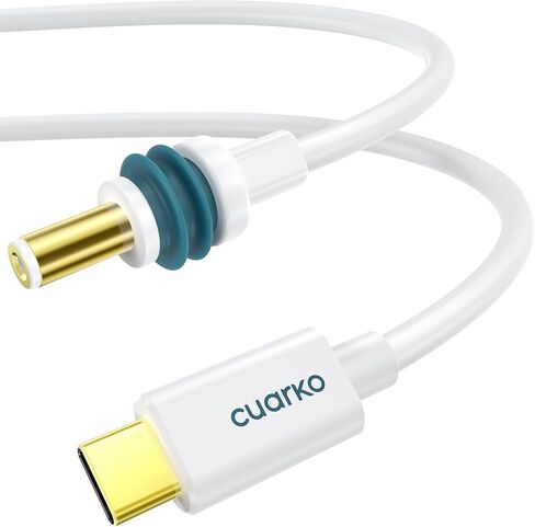 Starlink Mini USB C Power Cable, USB C to DC 6.5FT/2M 100W+ Input Replacement [Gold-Plated, High-Speed Transmission] Starlink Mini Accessories Waterproof (White) in Kuwait