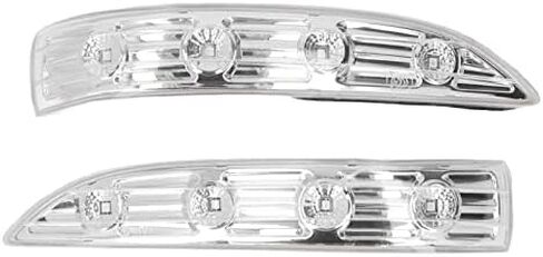 Tbest Mirror Turn Amber Light For Side On Motif Mv1,Side Mirror Turn Light,2pcs Rearview Mirror Turn Light Transparent Lens Replacement for Tucson Ix35 2010-2015 in Saudi Arabia