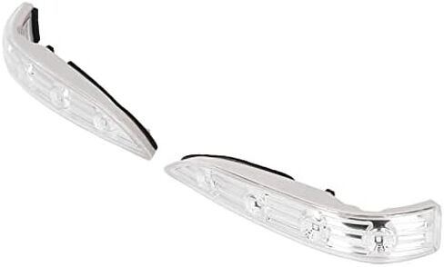 Tbest Mirror Turn Amber Light For Side On Motif Mv1,Side Mirror Turn Light,2pcs Rearview Mirror Turn Light Transparent Lens Replacement for Tucson Ix35 2010-2015 in Saudi Arabia