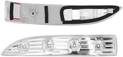 Tbest Mirror Turn Amber Light For Side On Motif Mv1,Side Mirror Turn Light,2pcs Rearview Mirror Turn Light Transparent Lens Replacement for Tucson Ix35 2010-2015 in Saudi Arabia