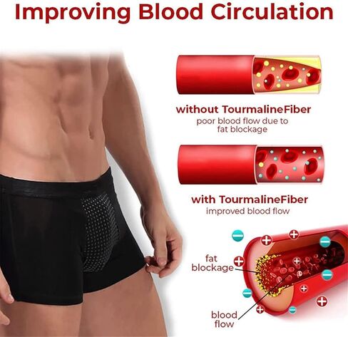 3PCS GFOUK IONPLUS Tourmaline Fiber Men Pants, Energy Field Therapy Men Pants，Magnetic Therapy Energetic Pant in Saudi Arabia