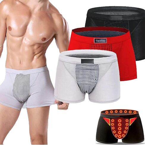 3PCS GFOUK IONPLUS Tourmaline Fiber Men Pants, Energy Field Therapy Men Pants，Magnetic Therapy Energetic Pant in Saudi Arabia