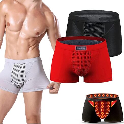 3PCS GFOUK IONPLUS Tourmaline Fiber Men Pants, Energy Field Therapy Men Pants，Magnetic Therapy Energetic Pant in Saudi Arabia
