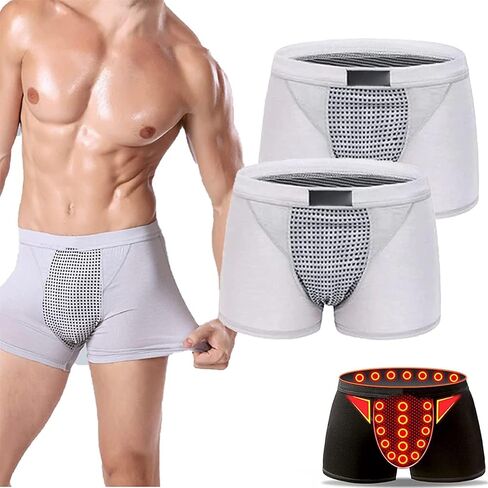 3PCS GFOUK IONPLUS Tourmaline Fiber Men Pants, Energy Field Therapy Men Pants，Magnetic Therapy Energetic Pant in Saudi Arabia