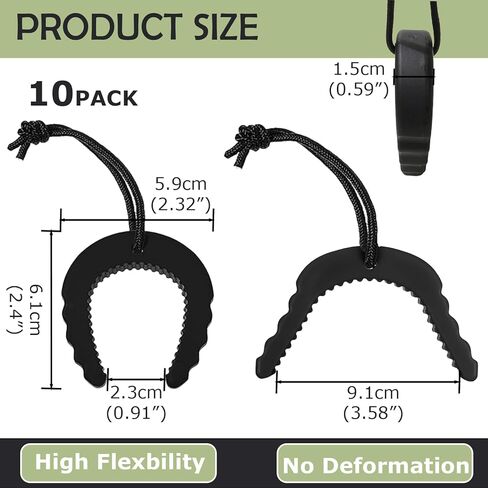 10 Pack First Responder Door Stops, Tactical Door Jam for Law Enforcement, Police, EMS, Firefighters, Security – Black Door Stopper Wedges in Kuwait