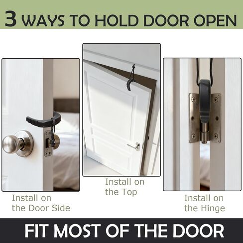 10 Pack First Responder Door Stops, Tactical Door Jam for Law Enforcement, Police, EMS, Firefighters, Security – Black Door Stopper Wedges in Kuwait