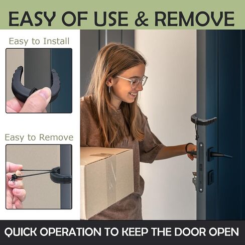 10 Pack First Responder Door Stops, Tactical Door Jam for Law Enforcement, Police, EMS, Firefighters, Security – Black Door Stopper Wedges in Kuwait