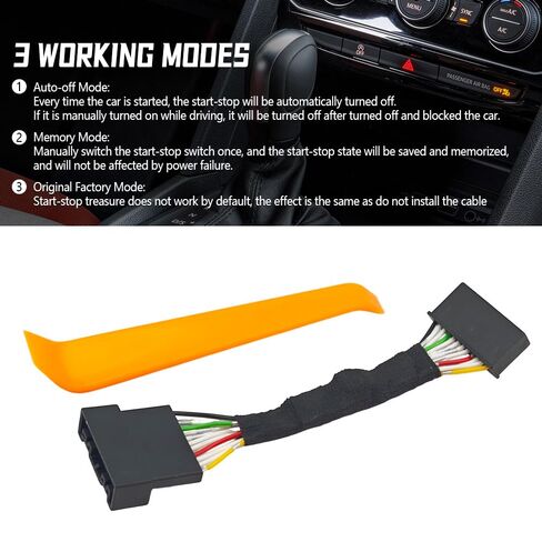 Auto Start Stop Eliminator Harness Fit for VW Atlas, Auto-Off/Memory/Original Factory 3 Working Modes in Kuwait