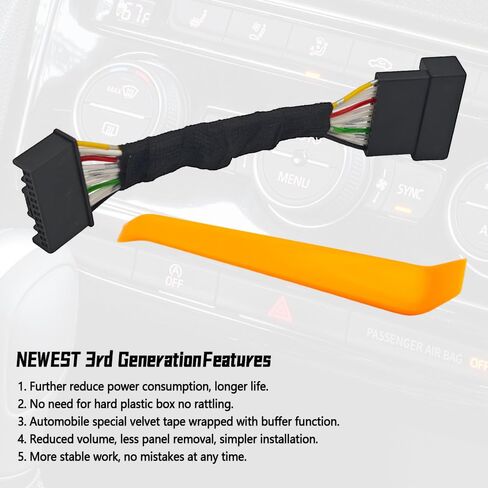 Auto Start Stop Eliminator Harness Fit for VW Atlas, Auto-Off/Memory/Original Factory 3 Working Modes in Kuwait