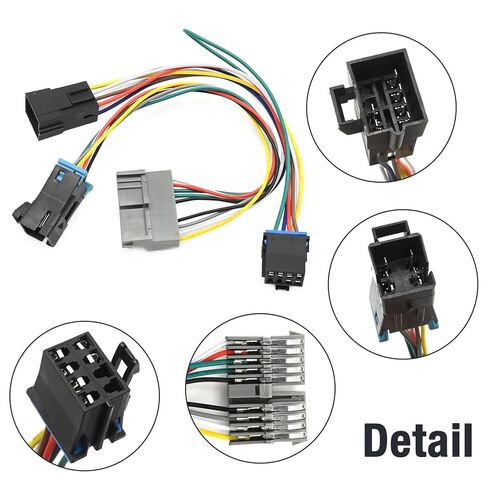 UOIENRT 16233143 A/C سخان التحكم في درجة حرارة المناخ محول سلك تسخير بدون خيار تذويب خلفي، بديل لشيفي سيلفرادو 1995، يستبدل 9378815 in Saudi Arabia