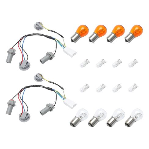 2 PCS Tail Light Lamp Wiring Harness Socket Holder & 16 Bulbs Compatible with 2011-2014 Sonata 2.0L/2.4L OEM 92450-3Q000, 924503Q000 in Saudi Arabia