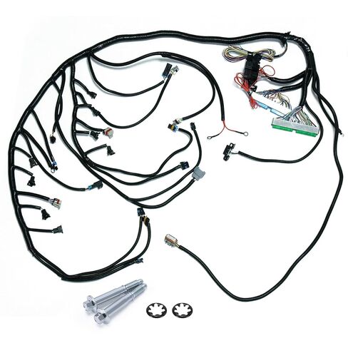 4L60E DBW Standalone Wiring Harness Compatible with GM LS1 Vortec Engine 4.8 5.3 6.0 L 1997-2004 Green/Blue PCM LS Swap Engine Harness Stand Alone Wire Harness Drive by Wire in Kuwait