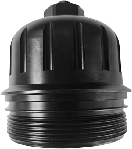 Fuel Filter Housing Cap Replacement for 2017-2024 GM Duramax 6.6L L5P | Compatible with Chevy Silverado/GMC Sierra 2500HD 3500HD | Billet Aluminum OEM 134001 Equivalent with Drain Plug in Kuwait
