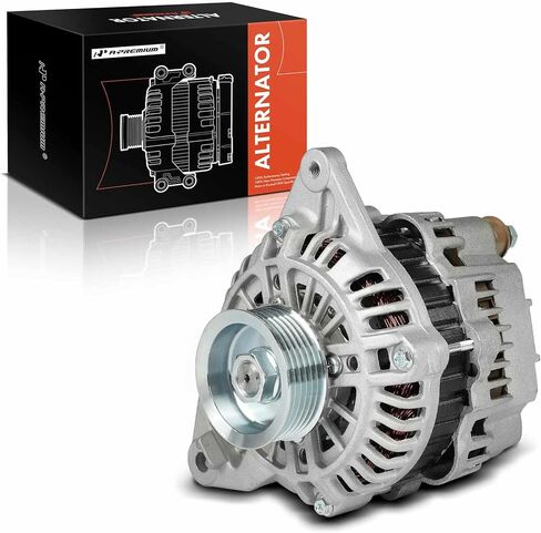 A-Premium Alternator Compatible with Chrysler Sebring 2001-2005 & Mitsubishi Eclipse 2000-2005, Galant 1999-2003 & Dodge Stratus 2001-2005, 3.0L, 12V 85A 6-Groove Pulley Clockwise, Replace# M362301D in Saudi Arabia