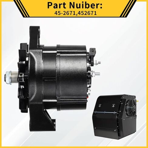 GregYoung 45-2671 Automotive Alternators 120A 14.5V,Replace 1E78291G00 41-9925 45-2596 845-2681 9513-45,Compatible with Thermo King Tripac APU Evo Reefer Container Cold in Kuwait