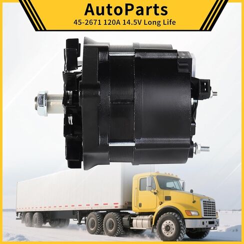 GregYoung 45-2671 Automotive Alternators 120A 14.5V,Replace 1E78291G00 41-9925 45-2596 845-2681 9513-45,Compatible with Thermo King Tripac APU Evo Reefer Container Cold in Kuwait