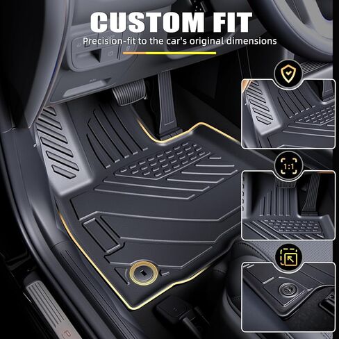 Floor Mats for 2026 2020-2025 Ford Explorer 7 Seats Bench Seat Car Mat Accessories, All Weather TPE Cargo Mat Backrest Mat (7 Seats Floor Mats+2-in-1 Cargo Mat) in Saudi Arabia