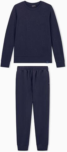 Emporio Armani Men's Embossed Terry Tracksuit in Saudi Arabia