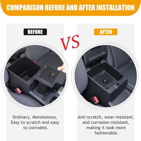 Car Armrest Safe Box Compatible with Nissan Frontier 2022-2025 Center Console Safe Lock Box Storage Organizer Valuables Storage Boxes With 3-Digit Combination Locks in Saudi Arabia