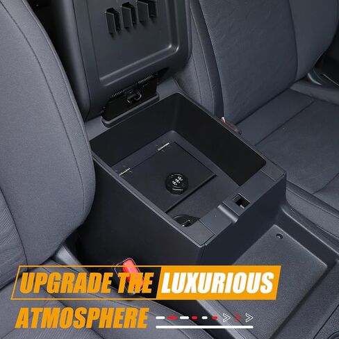 Car Armrest Safe Box Compatible with Nissan Frontier 2022-2025 Center Console Safe Lock Box Storage Organizer Valuables Storage Boxes With 3-Digit Combination Locks in Saudi Arabia