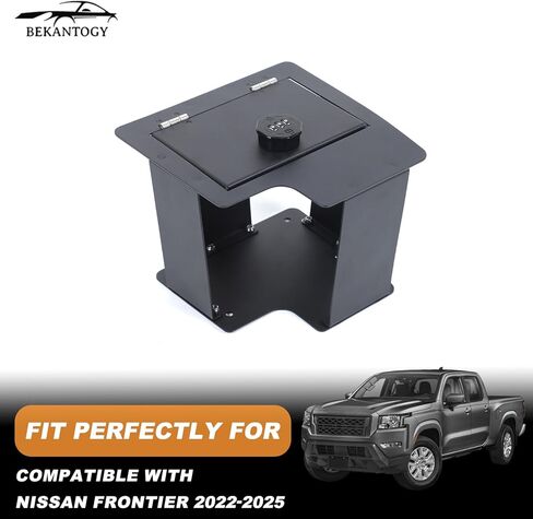 Car Armrest Safe Box Compatible with Nissan Frontier 2022-2025 Center Console Safe Lock Box Storage Organizer Valuables Storage Boxes With 3-Digit Combination Locks in Saudi Arabia