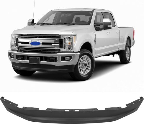 Front Bumper Valance Compatible with 2017-2019 Ford F-250 F-350 F-450 F-550 Super Duty Pickup 6.5 4-Wheel Drive Models Replacement for HC3Z17626AB/ HC3Z17626AE Bumper Lip Air Dam Deflector in Kuwait