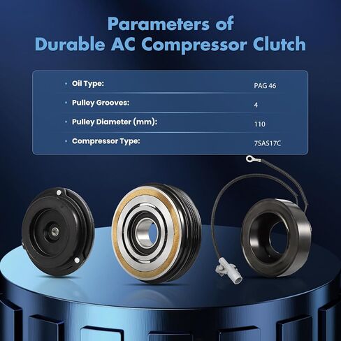 ECCPP A/C قابض الضاغط 1995-2004 لتويوتا تاكوما 2.4L AC القابض in Saudi Arabia