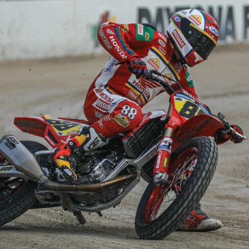 Hoosier Racing Tire 130/80-19 FT30 Dirt Bike Front Tube Type Tire Ideal for Flat Track Bikes with Hoosier Keychain in Kuwait