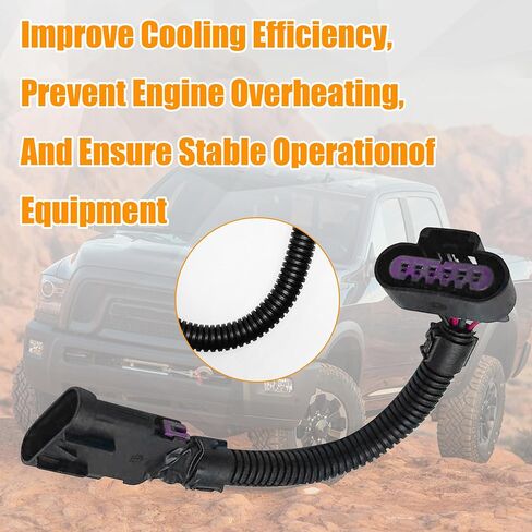 تسخير مخلب مروحة التبريد متوافق مع RAM 2500 3500 4500 5500 2013-2018 6.7L محرك بنزين in Kuwait