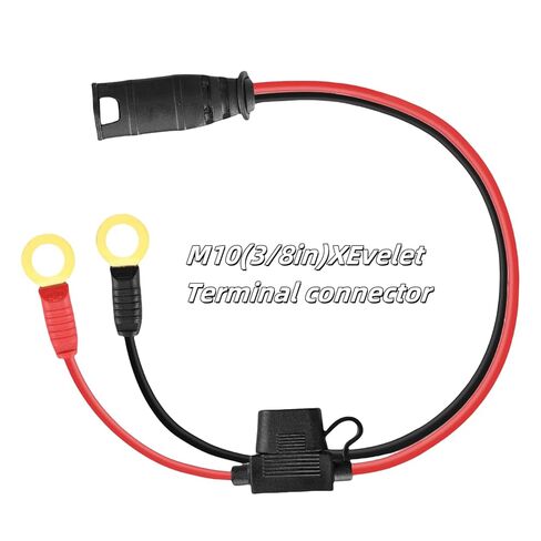 2 عبوة M10 (3/8 بوصة) XL من الأسلاك الطرفية ذات العيينة لـ NOCO GC008 X-Connect، متوافقة مع البطاريات الذكية، مثالية لكابلات الشحن المتقطعة in Kuwait