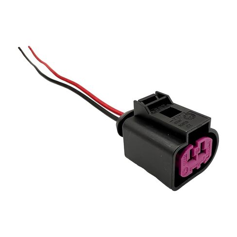 2 دبوس موصل منظم المولد ضفيرة 1J0973772، متوافق مع VW/Audi/Škoda/SEAT (Golf IV Jetta Bora New Beetle Passat B5؛ A3 8L؛ Octavia I) - التحقق من 2-Pin Keyway، 105 in Kuwait
