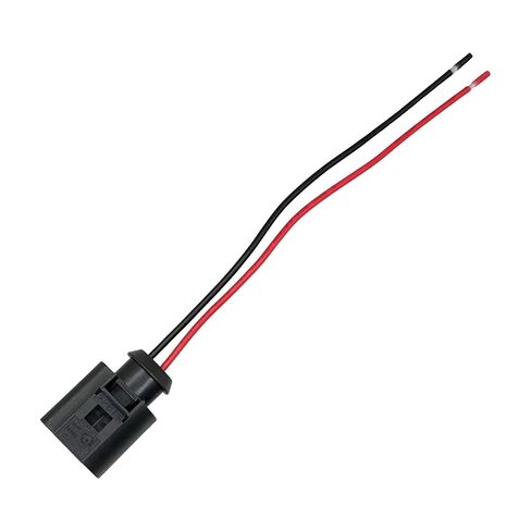 2 دبوس موصل منظم المولد ضفيرة 1J0973772، متوافق مع VW/Audi/Škoda/SEAT (Golf IV Jetta Bora New Beetle Passat B5؛ A3 8L؛ Octavia I) - التحقق من 2-Pin Keyway، 105 in Kuwait