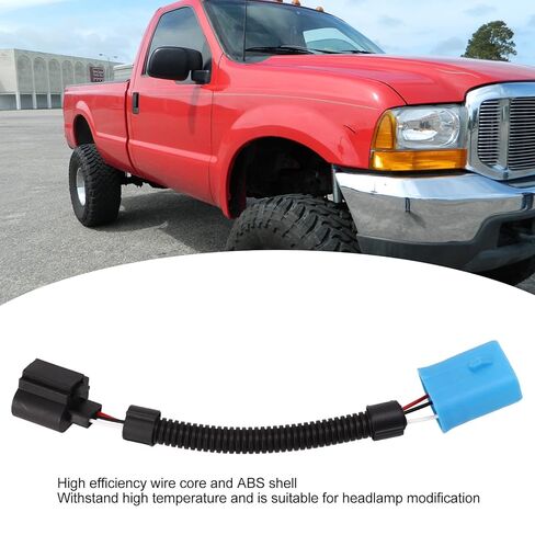 2-Piece Headlight Conversion Harness 1999-2004 F250 to 9008 H13 for 2002-2005 in Kuwait