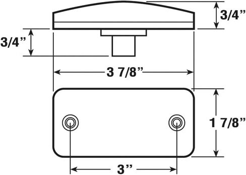Peterson Manufacturing (V2548A Amber Clearance/Marker Light with Reflex in Kuwait