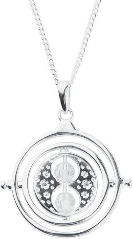 Harry Potter Embellished with Crystals Time Turner Necklace - HPSN021 in Saudi Arabia