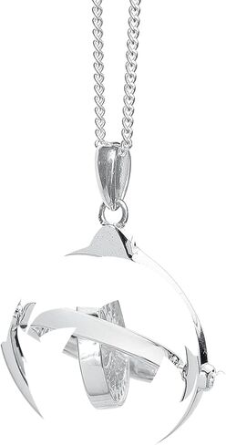 Harry Potter Embellished with Crystals Time Turner Necklace - HPSN021 in Saudi Arabia